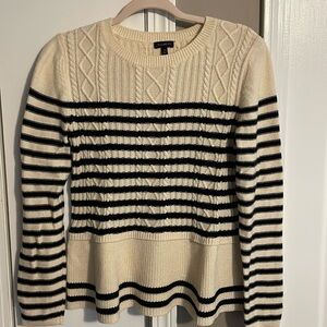 Talbots peplum sweater